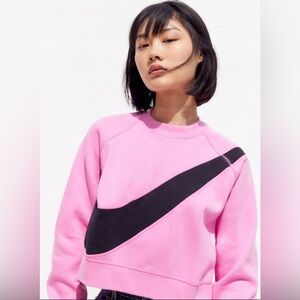 Nike Swoosh  Crop Sweatshirt